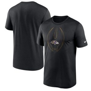 Men's Nike Black Baltimore Ravens Team Legend Icon Performance T-Shirt
